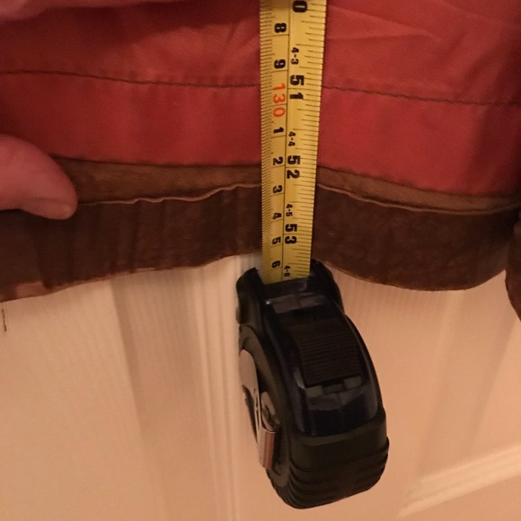 Womens 80s Vintage Long Brown Genuine Leather Coat - Picture 15 of 16